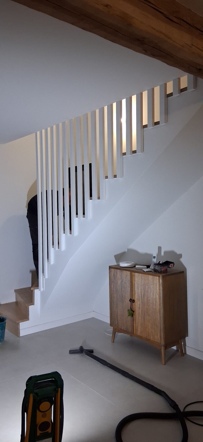 Habillage d&rsquo;un escalier béton